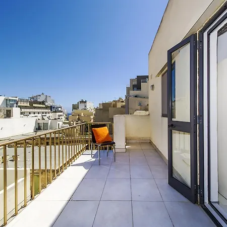 Apartment Colourful Penthouse Theoria Travel Sliema